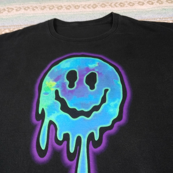 GRAPHIC TEE SHIRT MENS LARGE BLACK - Picture 5 of 5